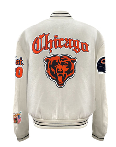 Veste de baseball pour homme, style varsity, avec logo brodé, coupe classique, col rabattu, fermeture à boutons, veste décontractée pour homme - Product Image 2