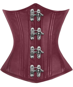 Corsé Gótico de Mujer con Varillas de Acero, Control Firme, Transpirable, de Cuero, Tallas Grandes, Uso Diario, Ecológico - Product Image 4