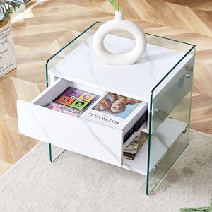 <b>Bedside</b> Table with Drawers Nightstands Product - Product Image 1
