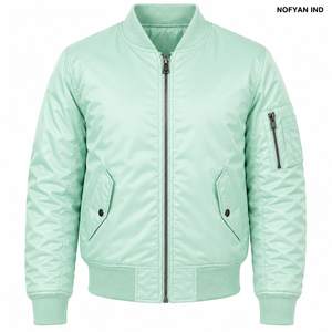 Chaqueta Bomber Personalizada para Hombre, Fabricante Directo de Fábrica, OEM, ODM, Venta al por Mayor, Chaqueta de Vuelo MA-1, Marca Privada, Secado Rápido, Transpirable - Product Image 2