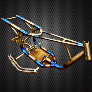 Taiwan Manufactured Titanium Motorcycle Frame for Custom Racing Builds - Product Image 1