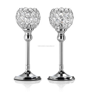 เชิงเทียนโลหะสำหรับงานเลี้ยงวันเกิดของตกแต่งงานแต่งงานที่วางเทียนแบบแท่นสีเงินอุปกรณ์บนโต๊ะอาหารตกแต่งแบบนอร์ดิกสมัยใหม่ - Product Image 5