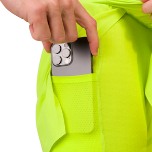 กางเกงขาสั้นออกกำลังกายผู้ชาย Flex 2 in 1 พร้อมซับในรัดรูป แห้งเร็ว เหมาะสำหรับวิ่ง ฟิตเนส เล่นกีฬา รับผลิตตามแบบ (OEM) ขายส่ง ขนาดตรงตามไซส์ - Product Image 4