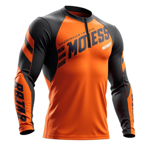 Jersey de Ciclismo Personalizado al por Mayor para Hombre, Manga Larga, Ideal para Motocross, Descenso y Ciclismo de Montaña - Product Image 2