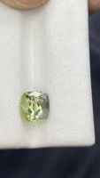 Piedra de Tanzanita Natural Certificada, Sin Calentar, de Color Bio, Corte Cuadrado Cojín, Excelente Color, Zoisita Natural, 2.25 Quilates, Limpia con Lupa