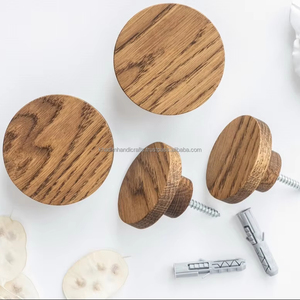 Acacia <b>Wood</b> Mermaid Whale Dolphin-Shaped Wall Hooks Knob-Style Clothing Hangers in Unique Design - Product Image 1