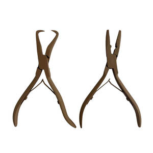 Kit de pinces professionnelles pour l'installation d'extensions de cheveux, pour micro-anneaux, nano-anneaux et extensions à fusion, ensemble d'outils de salon robustes - Product Image 2