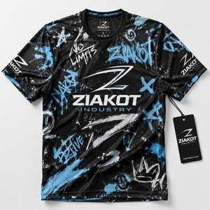 เสื้อยืด ZIAKOT รุ่นใหม่ ออกแบบพิเศษสำหรับผู้ชาย สีแดง-ขาว สไตล์ราชวงศ์ เพื่อการเล่นกีฬา - Product Image 6