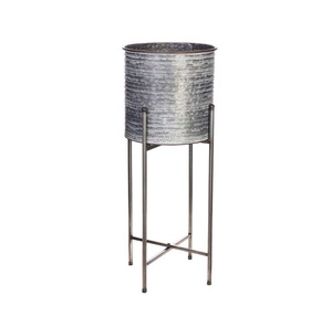 Metal Planter <b>Pot</b> <b>Large</b> <b>Flower</b> <b>Pot</b> For Indoor Outdoor Garden Balcony Patio Home Decoration And Bulk Supply Business Use - Product Image 4