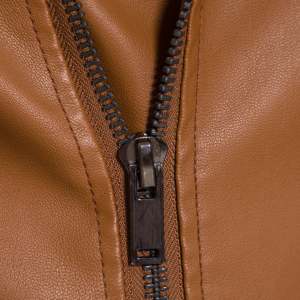 แจ็คเก็ตหนังแท้สั่งทำ OEM คุณภาพสูงสำหรับผู้ชาย - Product Image 5