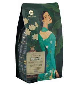 Premium Blend 500 Grams Vietnamese COFFEE Medium Roast 60% Robusta 40% Arabica Whole Beans ODM OEM Bag Packing - Product Image 3