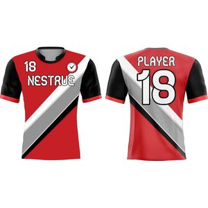 Maillot de football personnalisé en gros, imprimé par sublimation, maillot de soccer anti-humidité, uniforme d'équipe sportive, fabricant sur mesure - Product Image 1