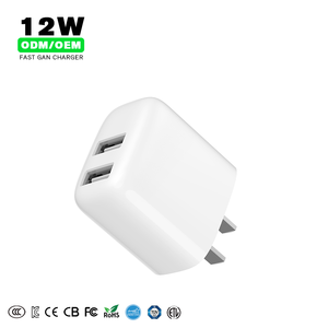 12W <span class=keywords><strong>Mini</strong></span> GaN PD Cargador 2 Puerto Usb Enchufe plegable <span class=keywords><strong>Doble</strong></span> tipo C Cargador de teléfono PD <span class=keywords><strong>Adaptador</strong></span> de carga para teléfono Apple Air Pods - Product Image 2