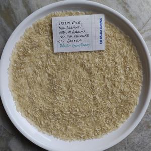 Arroz Basmati Orgánico Fresco de Grano Mediano LyonsBarry, Aromático, Cremoso, Blanco, 95% Listo para Cocinar, 5 Años de Duración, Haryana Jute Bopp - Product Image 5