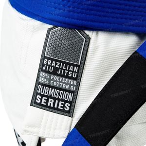 Kimono de BJJ Trimmy Azul, Unisex, Corte Regular, Poliéster/Algodón, Estampado Digital, Ropa de Artes Marciales para Adultos - Product Image 3