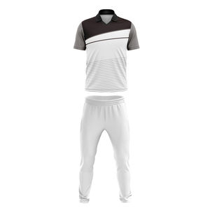 Uniforme Deportivo de Cricket Hecho a Medida, Conjunto de Jersey y Pantalón Transpirable, Etiqueta Privada OEM, Manga Corta Estampada al por Mayor - Product Image 1