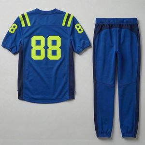 Uniformes de Fútbol Americano Sublimados Resistentes, Números Personalizados en Tela Tackle Twill, Ropa Deportiva de Alta Resistencia, Manga Corta - Product Image 3