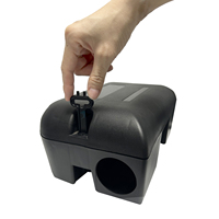 Équipement de lutte antiparasitaire pour jardin : Stations de capture de rats en plastique durable, réutilisables et verrouillables, pour appâts contre les rats et les souris