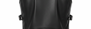 Veste en cuir véritable pour homme, grande taille, personnalisée, réversible, en cuir de vachette épaissi, à revers court, noire, coupe ajustée, respirante, imperméable et coupe-vent - Product Image 6