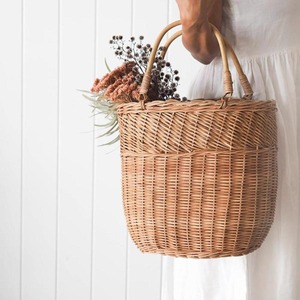 Eco Friendly Rattan Picnic <b>Basket</b> <b>Hamper</b> Natural <b>Wicker</b> Camping <b>Baskets</b> New Collection for Kids and Adults - Product Image 3