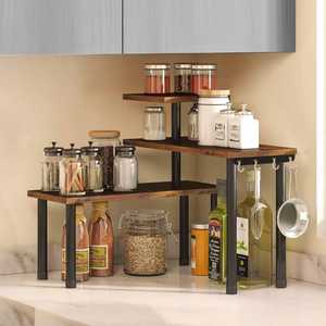 2 Tier Under Sink Organizer Pull Out Storage Baskets Sliding Cabinet Drawer <b>Rack</b> <b>Kitchen</b> Bathroom Countertop Storage Shelf - Product Image 5