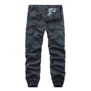 High Quality 2025 Custom <b>Men</b> Jogger <b>Pants</b> OEM 100% Cotton Slim Fit <b>Stretch</b> Cargo Pockets Sport Jogger <b>Pants</b> on Wholesale Price - Product Image 1