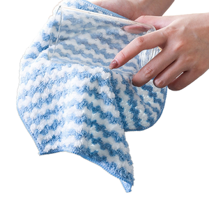 Best-Selling Unisex Coral Terry Knitted <b>Microfiber</b> Organic Child-Proof Disposable Square EF-Pattern <b>Towel</b> Set Soft Quick-Drying - Product Image 3