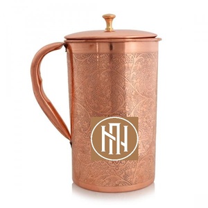 Handmade Copper Pitcher <b>Jug</b> for Home Kitchen Restaurant Hotel Wholesale - Product Image 2