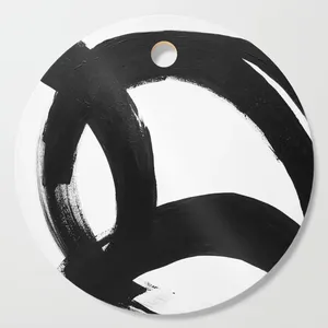 <b>Oil</b> <b>Painting</b> Design Chopping Board Premium Enamel Cheese Board Elegant for Decor in Kitchen Vegies Fruits Cutting Usage - Product Image 1