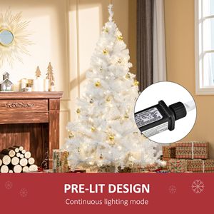 Albero di Natale Artificiale Douglas Fir Alto 1,8 m con 250 Luci LED Bianco Caldo, Rami Realistici, Preilluminato con Luci Natalizie da 3 m - Product Image 6