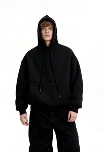 Sweat à capuche OEM pour homme avec logo personnalisé, broderie 3D, lavage enzymatique, appliqué, sérigraphie, gaufrage, 100 % coton, molleton lourd français - Product Image 2