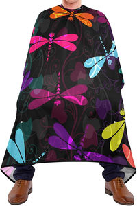 Capa de Barbero de Secado Rápido, Impermeable, del Fabricante de Artículos de Peluquería, Ligera, con Impresión de Logotipo Personalizado, OEM - Product Image 2