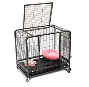 Hot Sale Durable Material Best Quality Powder Coating Steel Dog Crate Provided by Vietnam Supplier Easy to Clean