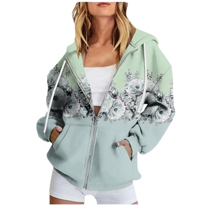 Sudadera Corta Oversize Personalizada con Bordado para Mujer, Sudadera Corta de Felpa Francesa con Estampado Puff para Yoga y Gimnasio, Ropa Deportiva para Mujer - Product Image 5