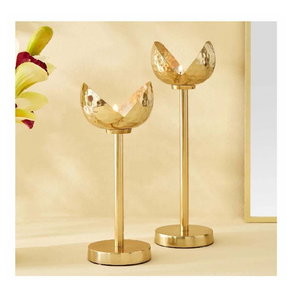 Nuevo Portavelas de Metal Hecho a Mano para Decoración de Mesa de Navidad, Portavelas de Aluminio Duradero - Product Image 5