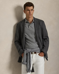 Polo Personalizado en Gris Jaspeado, 100% Algodón, Unisex, Manga Corta, para Golf, Casual, Uniforme, con Bordado, OEM, ODM - Product Image 5