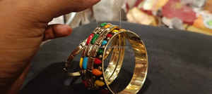 กำไลข้อมือทองเหลืองทำมือสุดหรู ดีไซน์เปิดปรับขนาดได้ เป็นมิตรต่อสิ่งแวดล้อม พร้อมตัวเลือกปรับแต่งส่วนตัว - Product Image 6