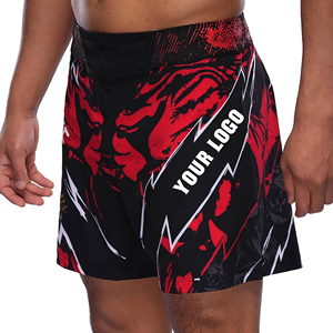 Pantalones Cortos Deportivos de Primera Calidad para Gimnasio, Entrenamiento, MMA, Lucha, Transpirables, de Secado Rápido, Ligeros, Duraderos, para Grappling sin Gi - Product Image 2