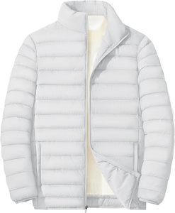 Chaquetas Acolchadas para Hombre, Ligeras, Cálidas, Resistentes al Viento, Impermeables, Chaqueta Acolchada para Invierno, Otoño y Primavera - Product Image 5