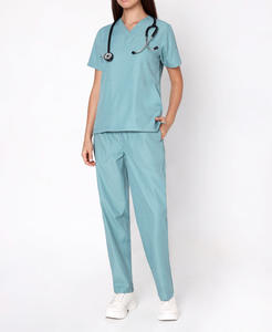 Top Sell Breathable Hospital Uniforms Casual Medical Scrubs Unisex Custom Embroidery Short Sleeve <b>Nursing</b> Scrub Sets Scrubs - Product Image 4