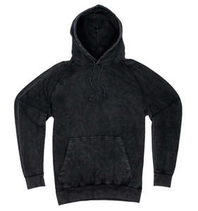 Black Colour Acid Wash Vintage Style New Arrival Men Trendy Unisex <b>American</b> Street Style <b>Hoodie</b> 2026 - Product Image 1