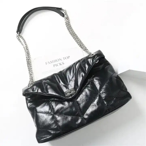 Nuevo bolso de cuero para mujer, bolso de cadena de cuero, gran capacidad, bolso de hombro cruzado de moda para mujer - Product Image 3