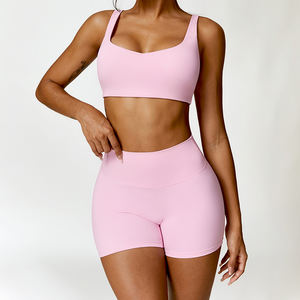 Conjunto Deportivo de Yoga para Mujer, Transpirable y Ligero, de Alta Calidad, con Top Deportivo y Leggings de Alta Elasticidad para Uso Diario en el Gimnasio y Yoga - Product Image 1