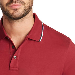 Camiseta Polo Deportiva Activa para Hombre, Manga Corta, Tejido de Punto Liso que Absorbe la Humedad, con Logotipo Personalizado - Product Image 5