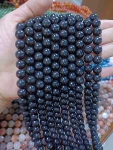 ลูกปัดหินธรรมชาติ มุกไคต์ ลาพิส ลาซูลี พีช มูนสโตน สำหรับทำสร้อยข้อมือ สร้อยคอ ต่างหู ลูกปัดทรงกลม โบตสวานา อะเกต - Product Image 2