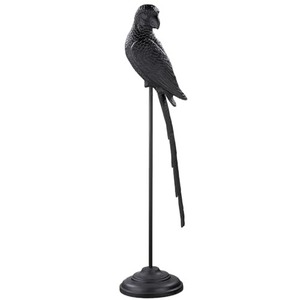 Handmade Eco-Friendly Durable Aluminum Parrot Sculpture Modern Design 21D X 21W X 97H Tabletop Display for Home Office - Product Image 5