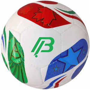 ลูกฟุตบอลชายหาดสีสันสดใส ผลิตจาก PVC นุ่ม สัมผัสนุ่ม ขนาด 3 4 5 ลูกฟุตบอลโปรโมชั่น ปักด้วยเครื่องจักรตามสั่ง - Product Image 2