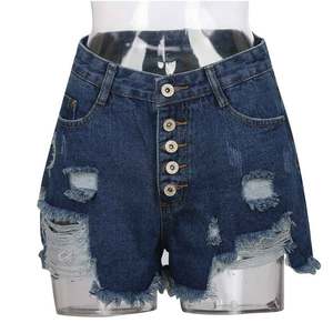Nouveauté : Short en jean en coton de haute qualité pour femme, grande taille, coupe ample, style décontracté - Product Image 3