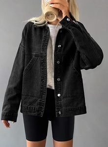 Veste en jean décontractée pour homme, 100 % coton, avec logo personnalisé sur le devant, haute qualité, respirante, écologique, séchage rapide, pour l'extérieur, vente en gros - Product Image 5