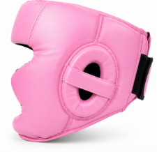 HAWK SPORTS INDUSTRIES Ensemble de casque de boxe en PU rose pour l'entraînement, le sparring, le MMA, le Muay Thai, le Taekwondo - Jeunes débutants - Product Image 3